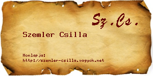 Szemler Csilla névjegykártya